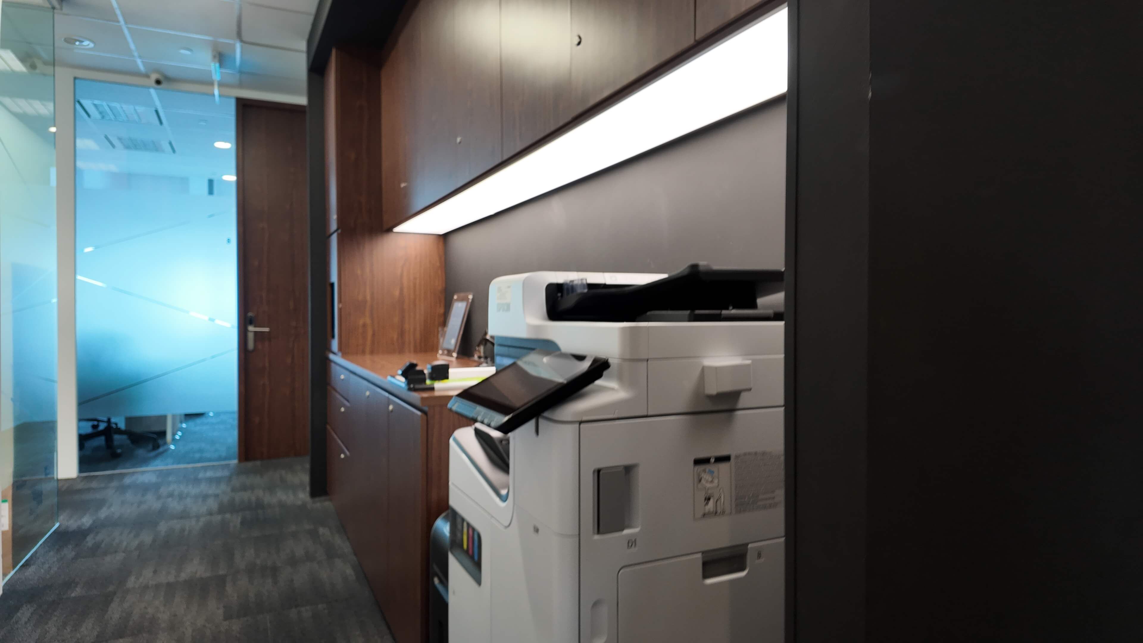Shared printer at JustCo Westgate